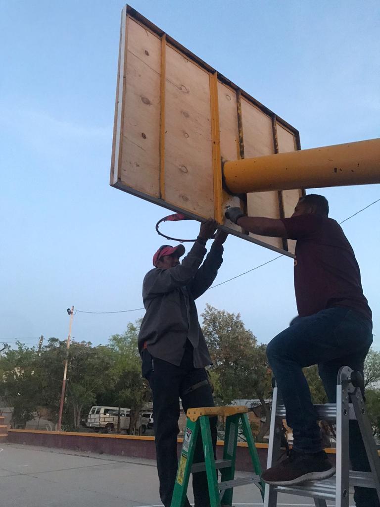 REHABILITA IMDEN CANCHAS DEPORTIVAS EN LAS COLONIAS