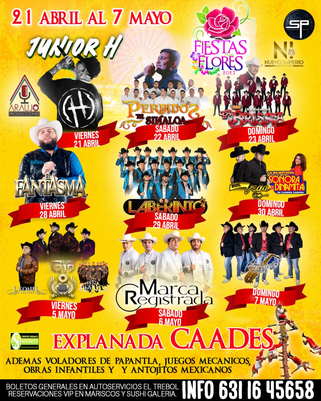 INAUGURARÁ ALCALDE JUAN GIM, LAS FIESTAS DE LAS FLORES 2023