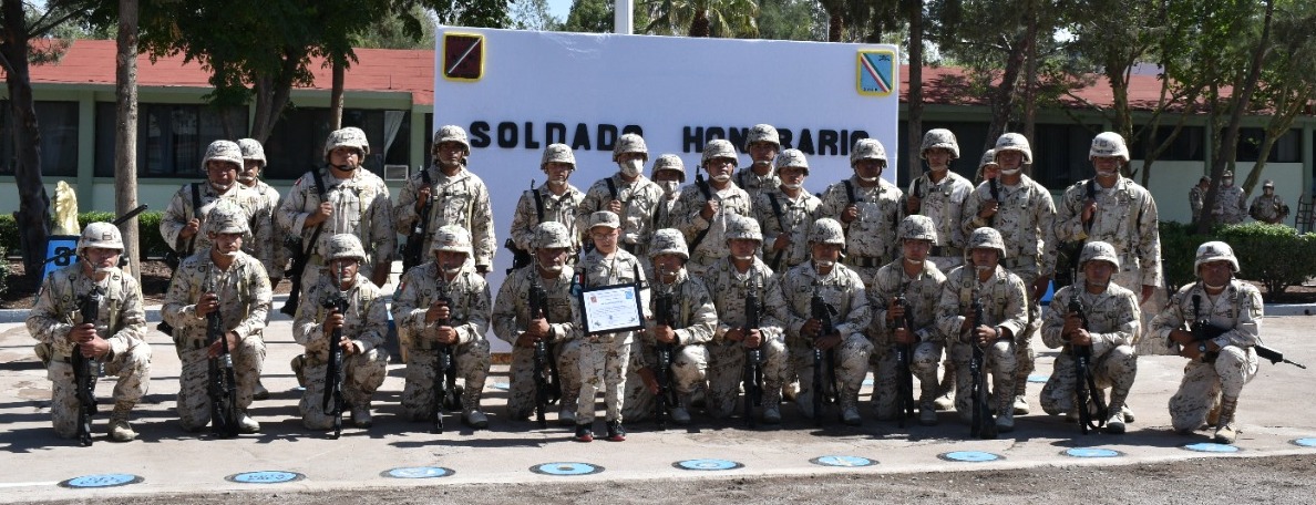 MARCOS OSVALDO ES SOLDADO HONORARIO DEL EJÉRCITO MEXICANO