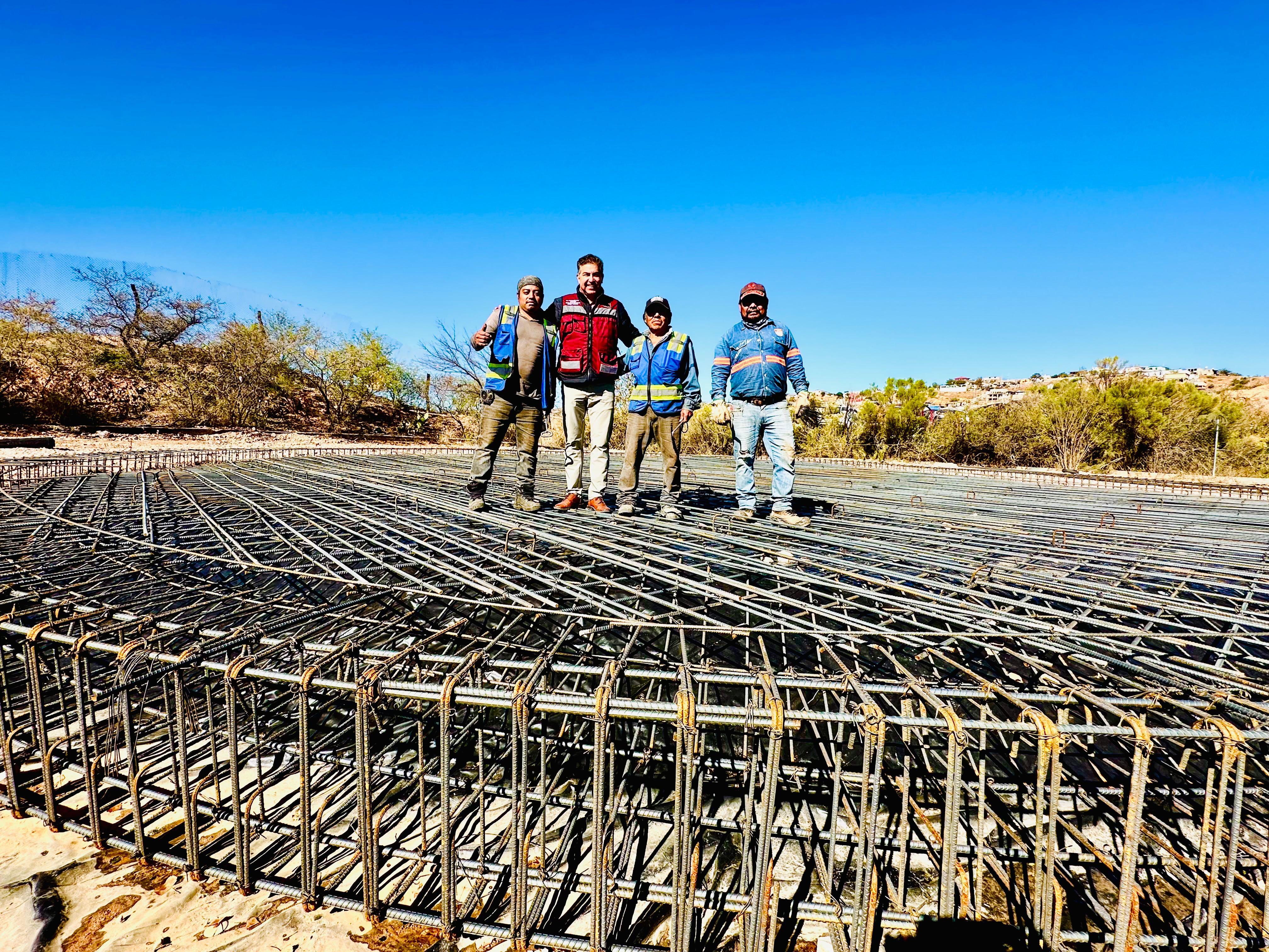 Avanza construcción de tanque en Bella Vista
