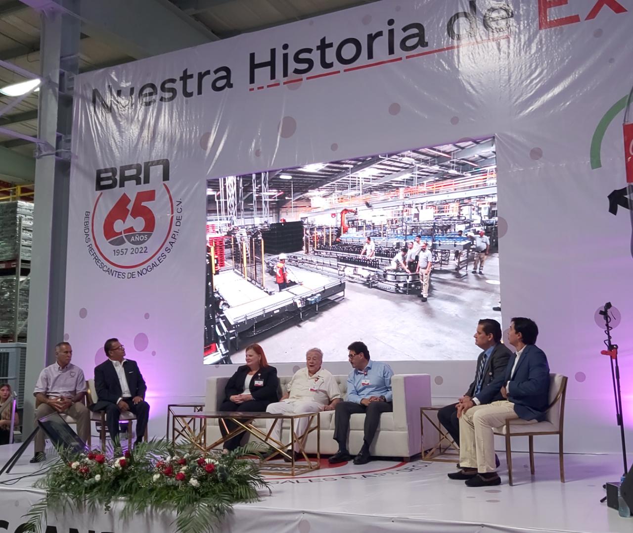 INAUGURAN LÍNEA PRODUCTIVA HÍBRIDA INTELIGENTE EN LA EMPRESA BEBIDAS REFRESCANTES DE NOGALES