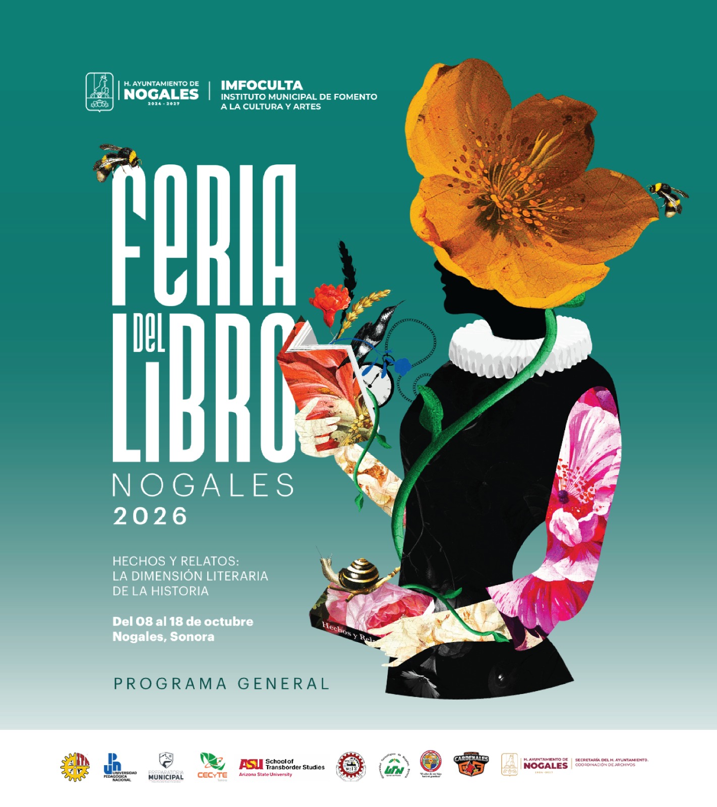 Llega a Nogales la Feria del Libro 2026 “Hechos y relatos: la dimensión literaria de la historia”