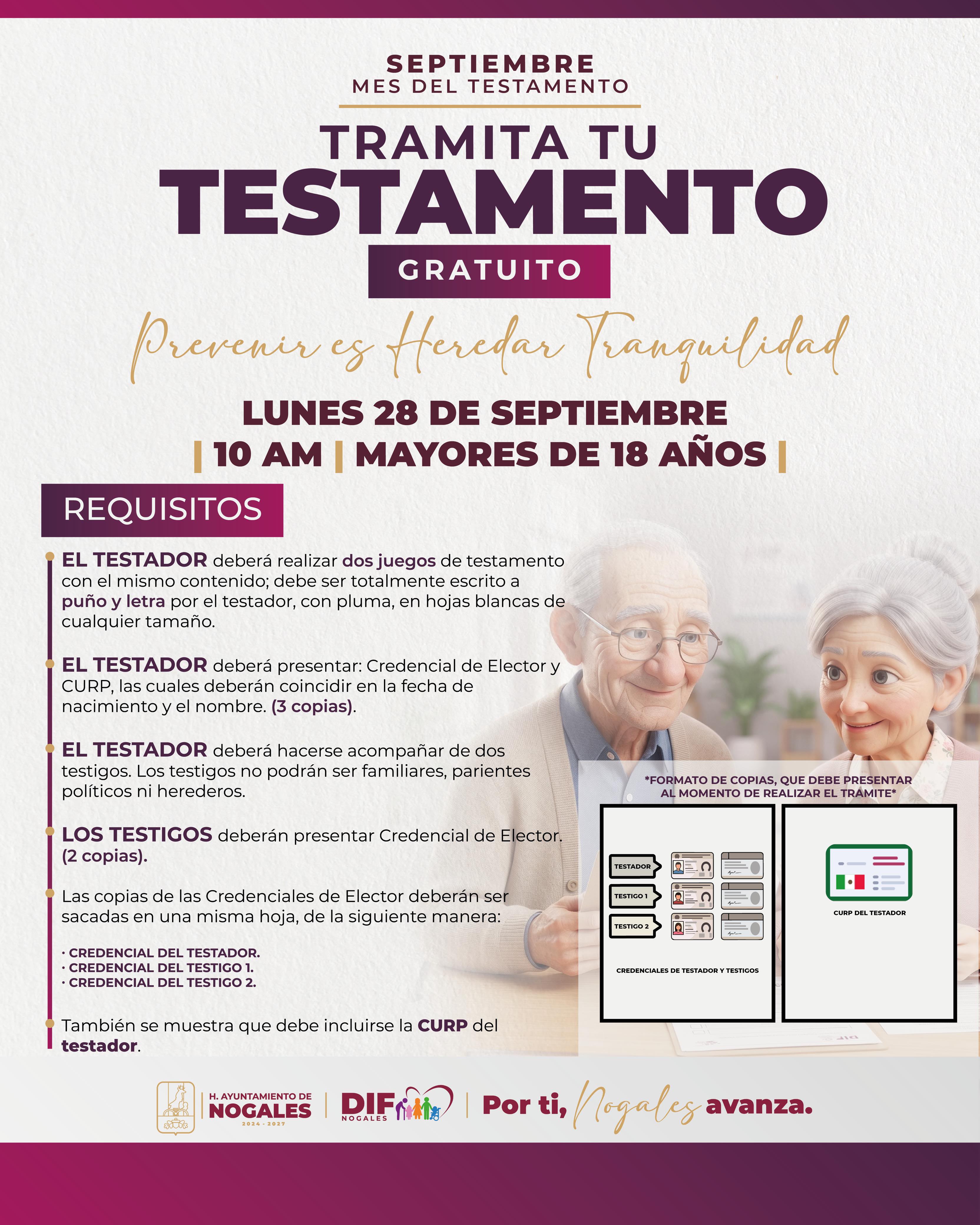 Acercan registro gratuito de testamentos