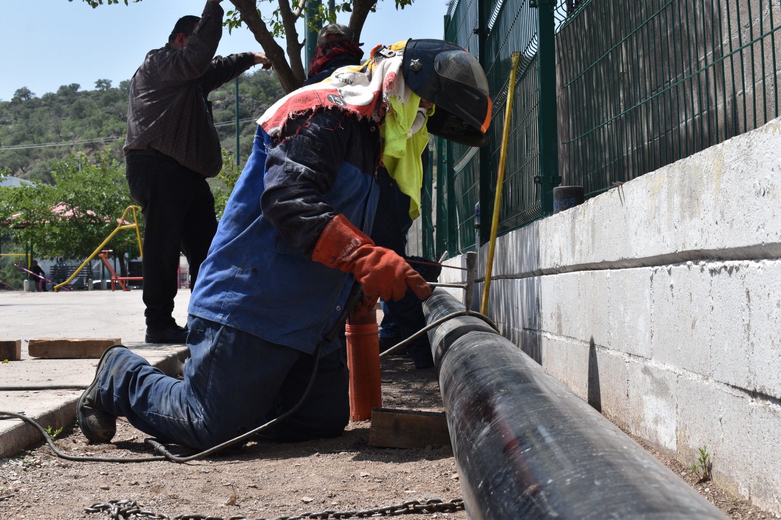 PRESENTA 80 POR CIENTO DE AVANCE CONEXIÓN EN LA COLONIA SAN MIGUEL