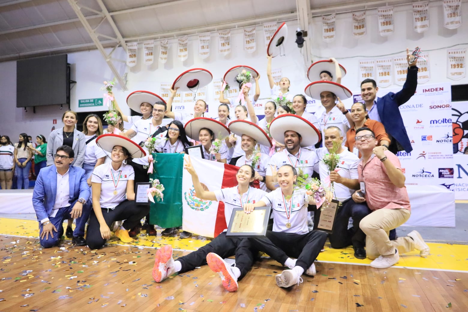 GANA SELECCIÓN MEXICANA CUADRANGULAR FEMENIL DE VOLEIBOL NORCECA