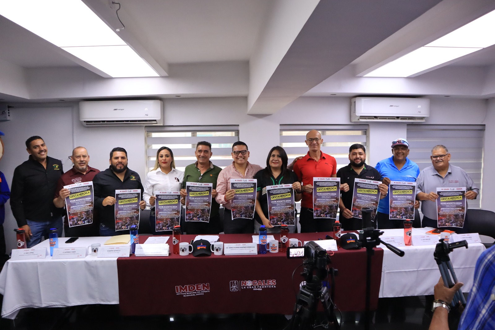 PRESENTAN PROGRAMA DEPORTIVO DE LA FIESTA HEROICA