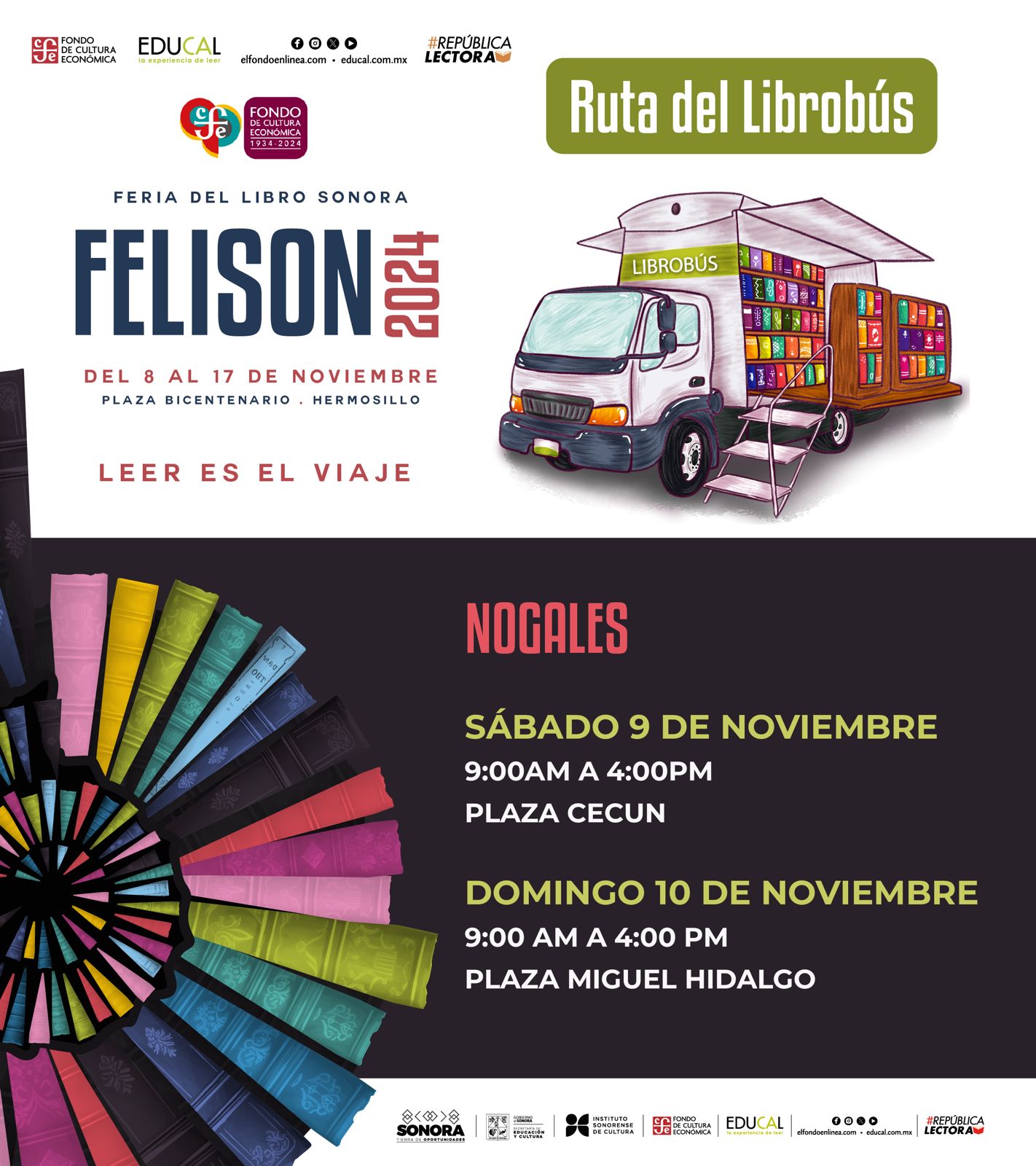 Estará en Nogales el LibroBús los días 9 y 10