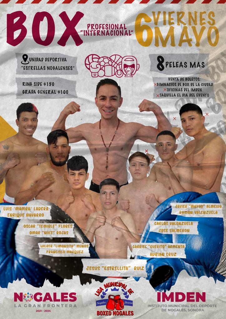 ANUNCIAN ESPECTACULAR FUNCIÓN DE BOX PROFESIONAL