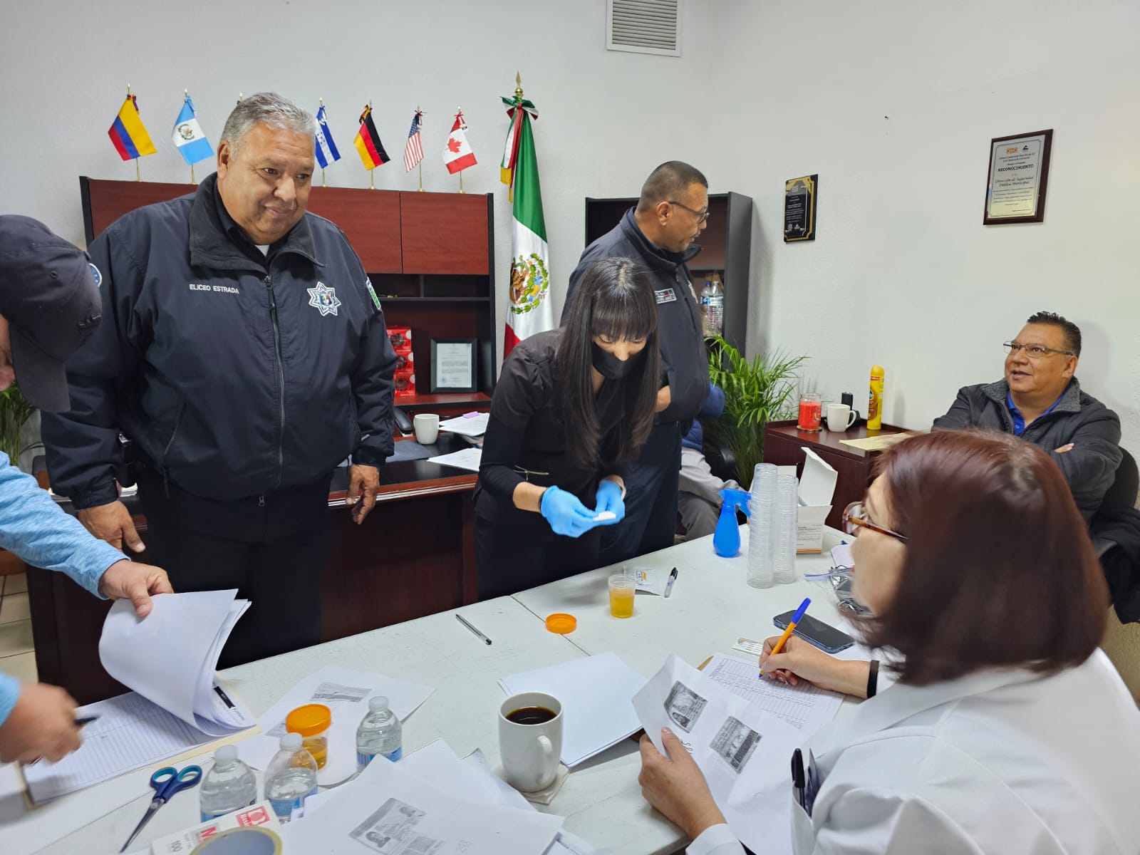 Realizan examen toxicológico a agentes de Policía Municipal
