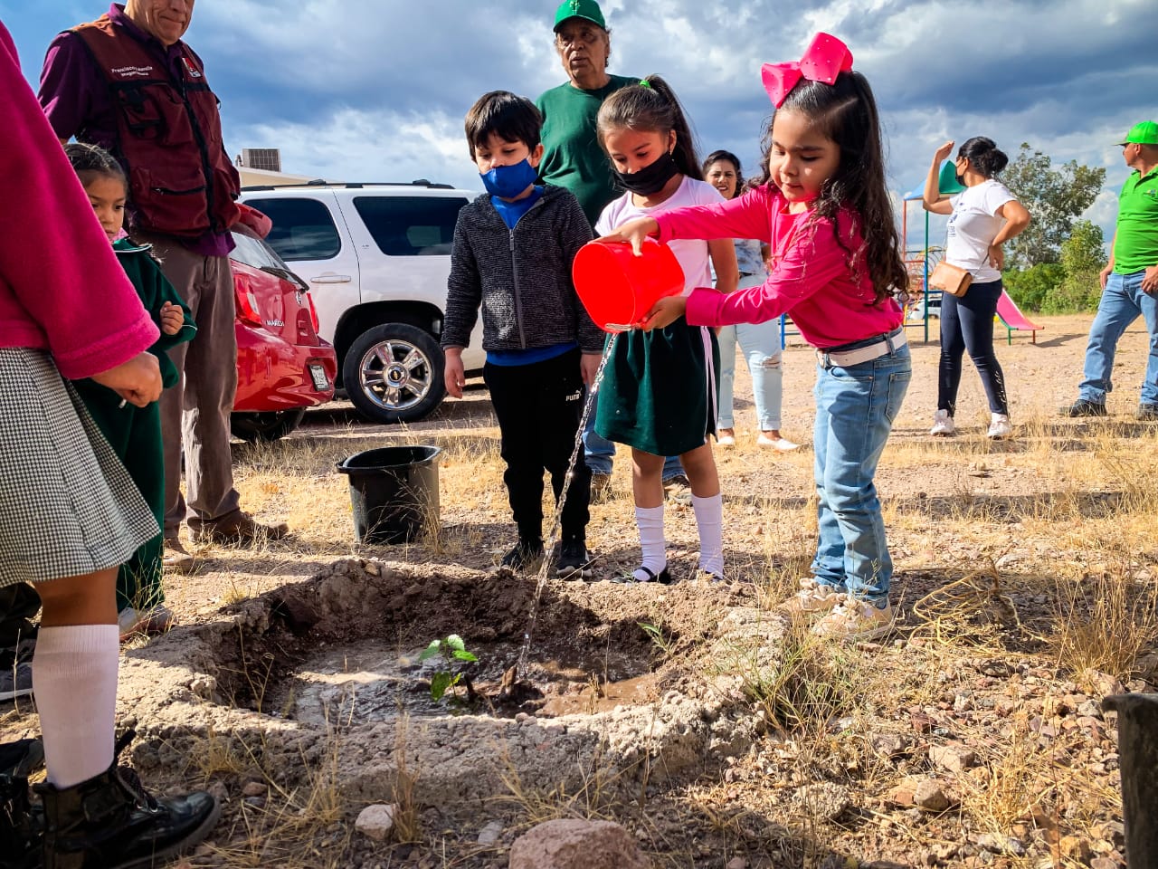 PROMUEVEN REFORESTACIÓN EN  ESCUELAS