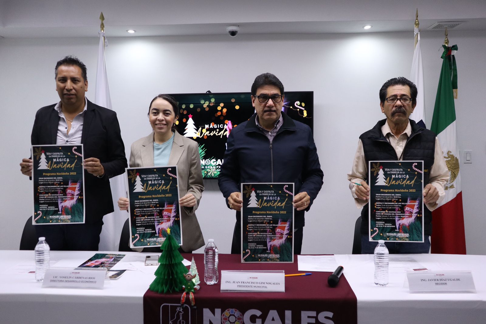 EL ALCALDE JGN ANUNCIA INICIO DE FIESTAS NAVIDEÑAS