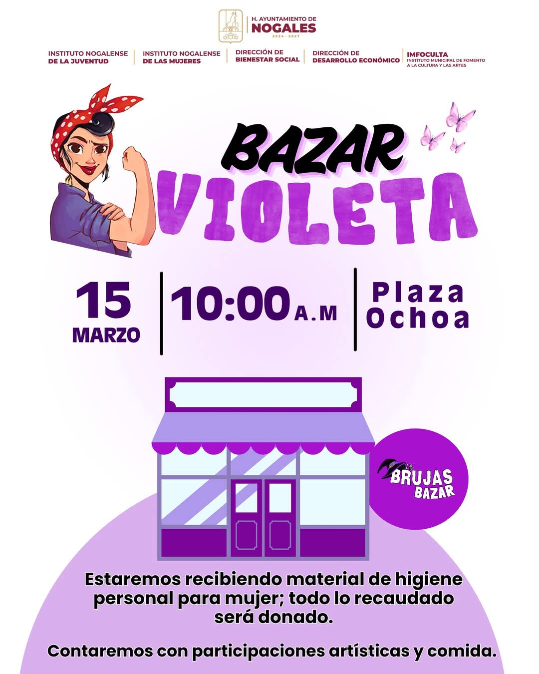 Invitan a Bazar Violeta El próximo sábado 15