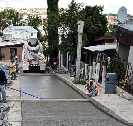 CONCLUYEN PAVIMENTACIÓN DE LA CALLE ALONDRAS EN VILLA SONORA