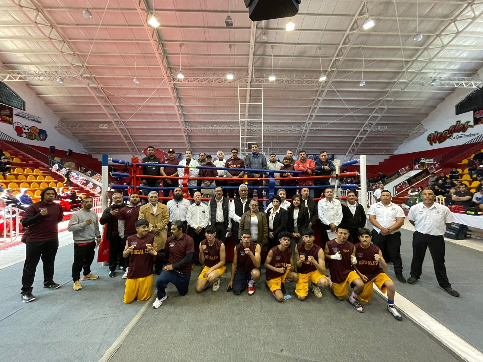INAUGURA ALCALDE EL ESTATAL DE BOX CON 180 PUGILISTAS