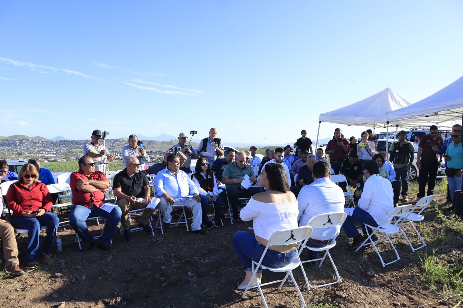 PRESENTAN PROYECTO DEL TANQUE ELEVADO EN LA COLONIA SAN MIGUEL