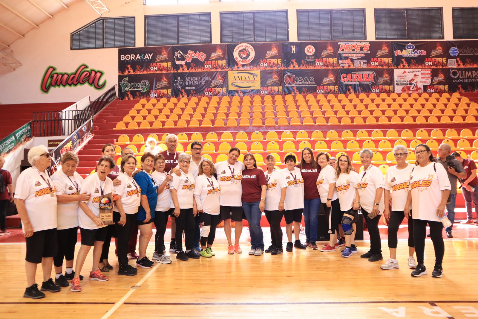 LOGRA NOGALES CAMPEONATO Y SUBCAMPEONATO EN CACHIBOL