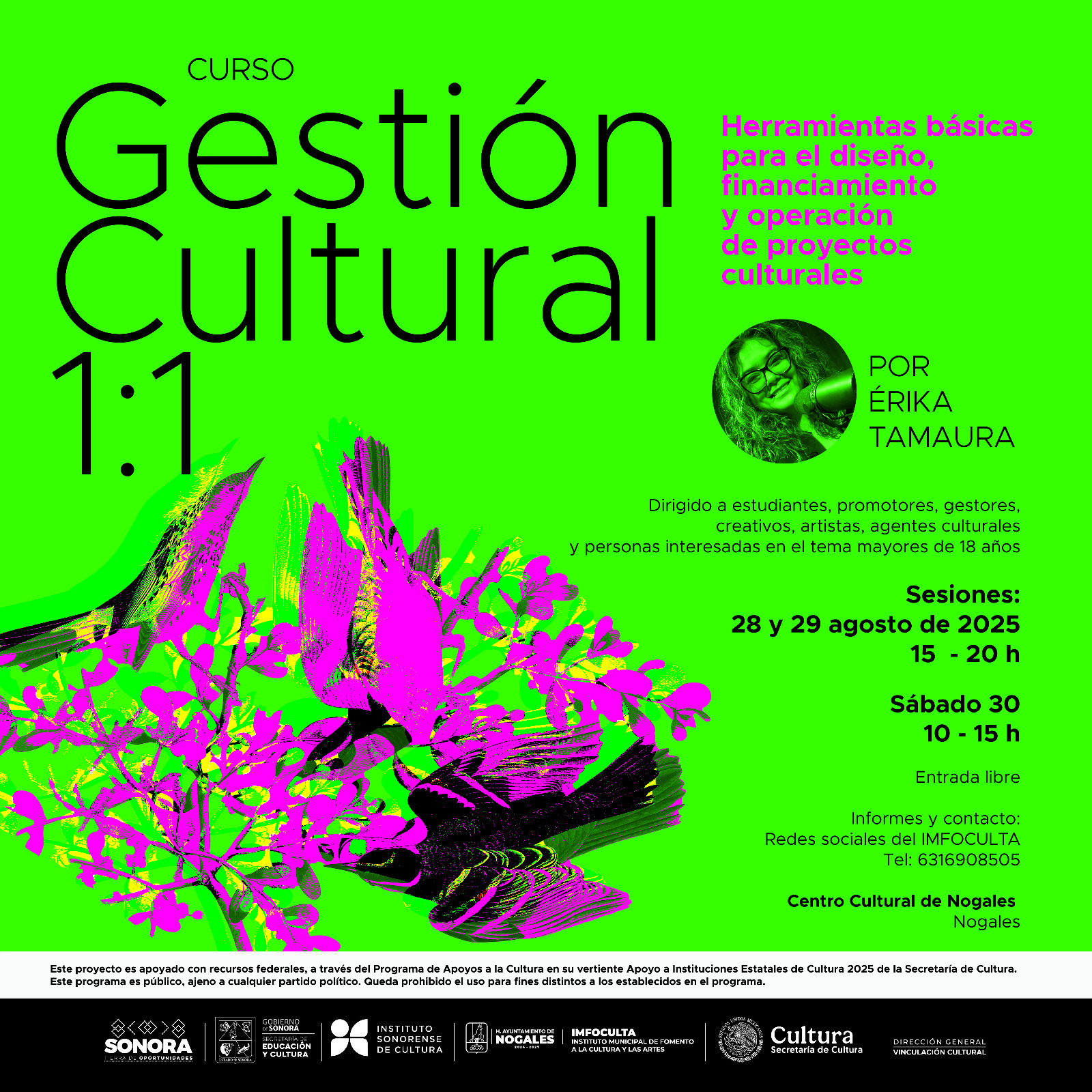 Anuncian curso Gestión Cultural